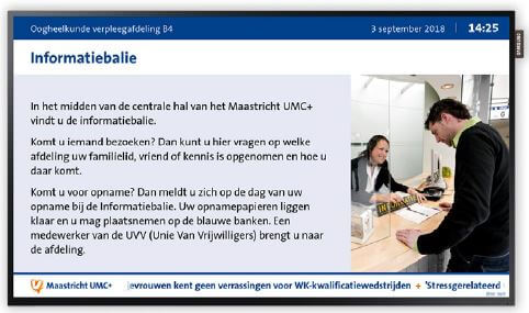 narrowcasting bij mumc