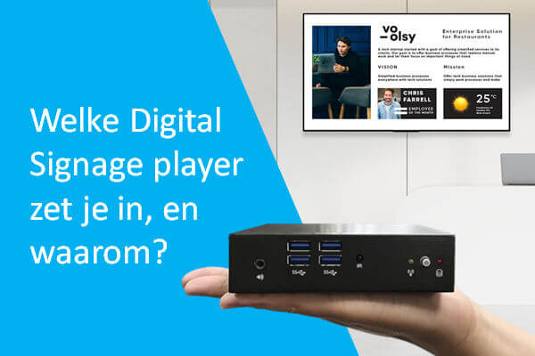 Digital signage player