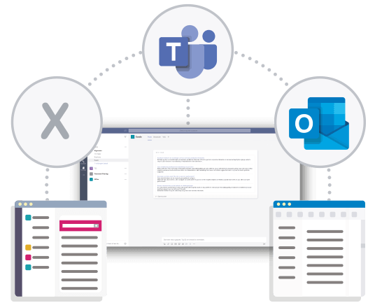 xConnect-Applications teams outlook