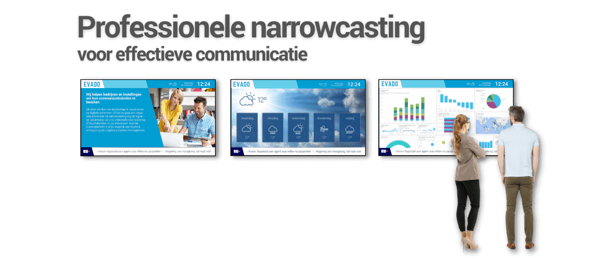 Narrowcasting software voor professionals