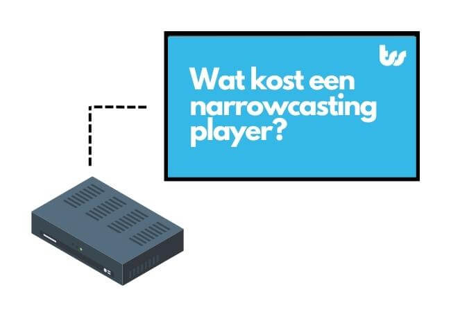 Wat kost een narrowcasting player?