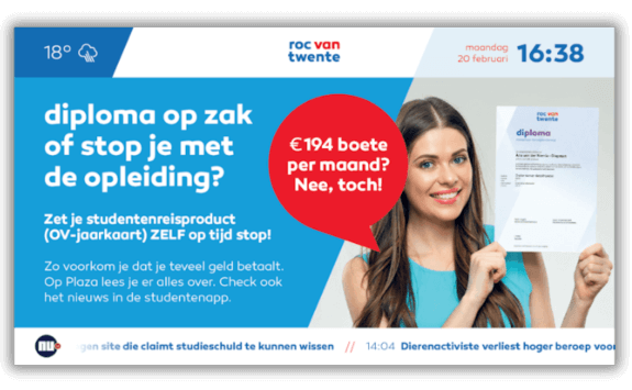 Narrowcasting ROC van Twente