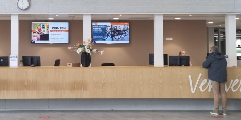 Narrowcasting bij ROC van Amsterdam