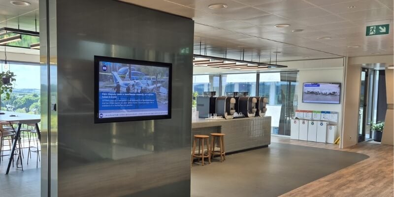 Narrowcasting Evado bij APG